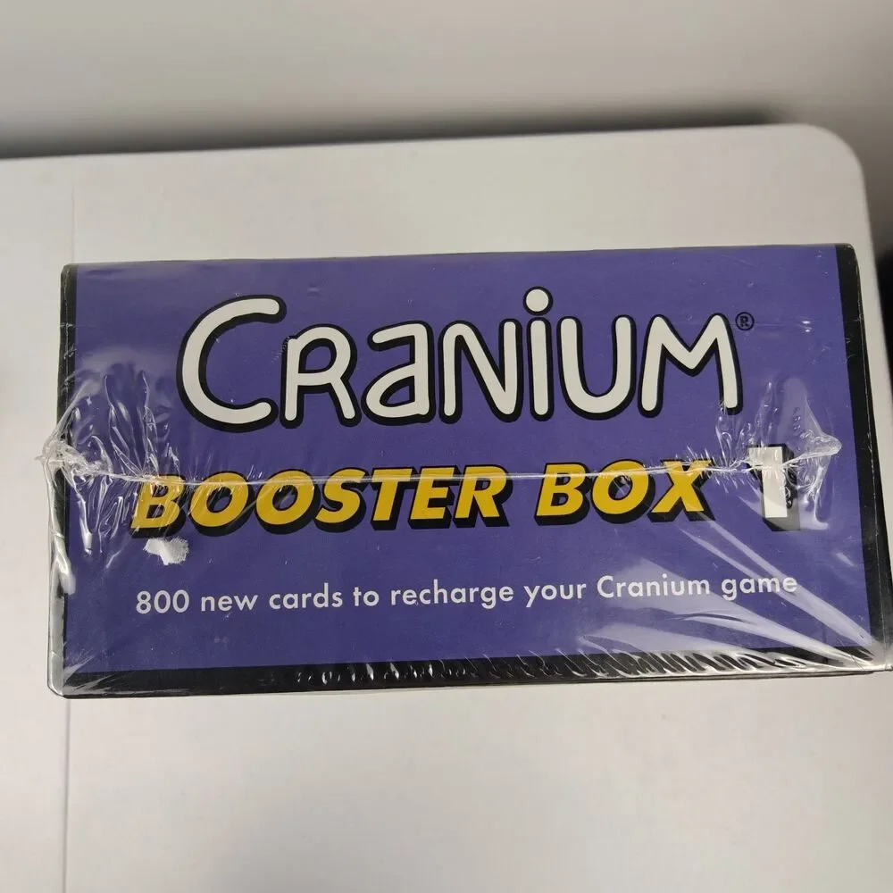 Cranium Cards Booster Box 1 - Factory Sealed - 800 New Cards Y2K